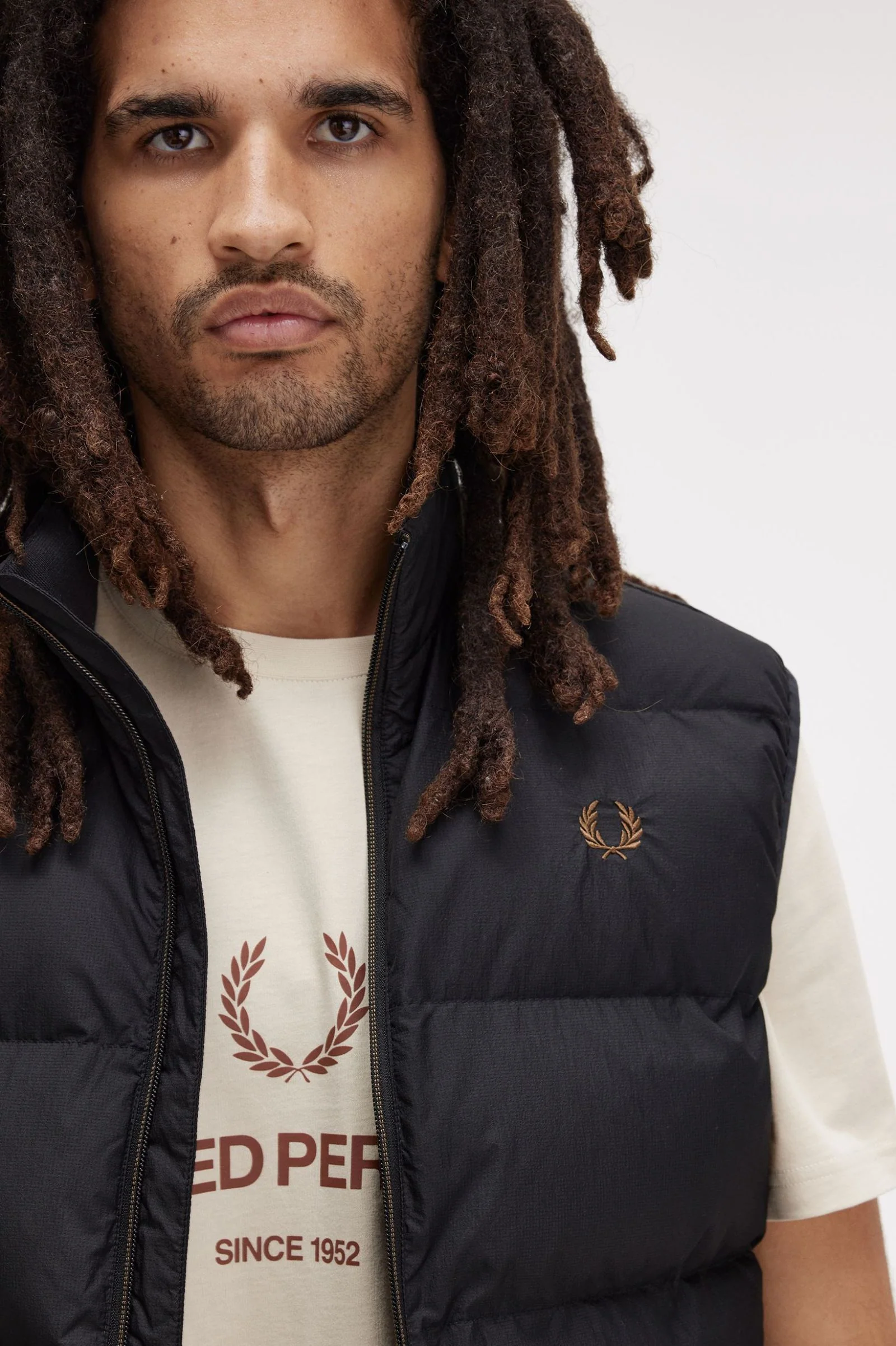 Fred Perry J8522 Insulated Gilet - Black - Image 3