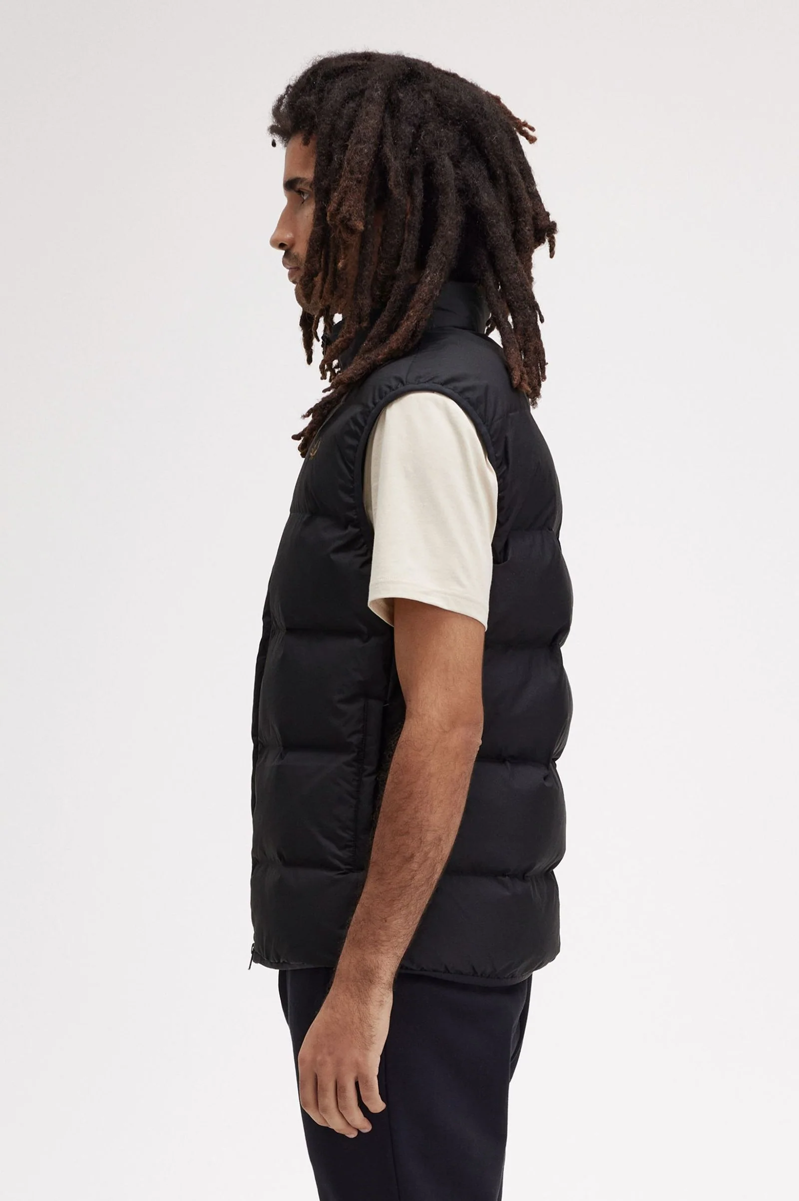 Fred Perry J8522 Insulated Gilet - Black - Image 4