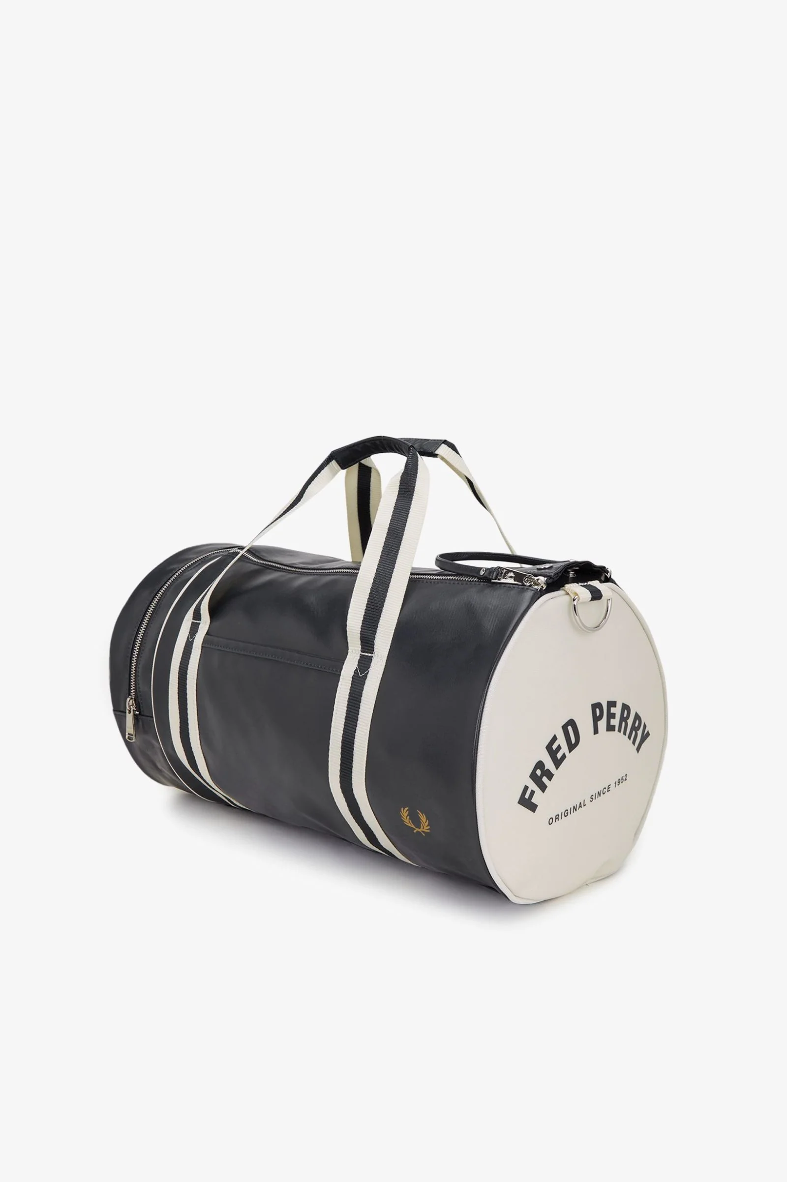 Fred Perry L7255 Classic Barrel Bag 635 - Navy/Ecru - Image 3