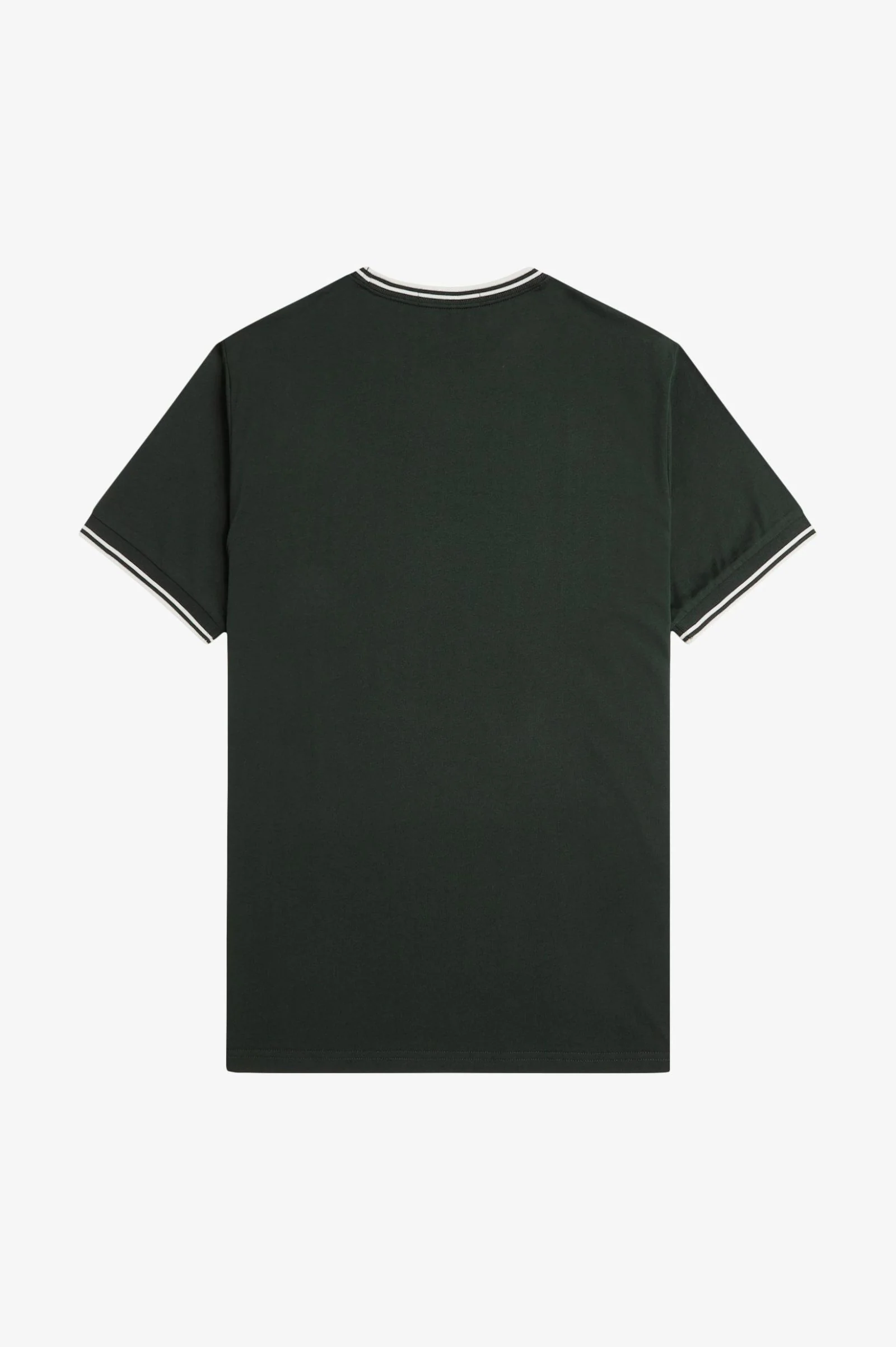 Fred Perry M1588V Twin Tipped T-Shirt T50 Night Green/Snow White - Image 2