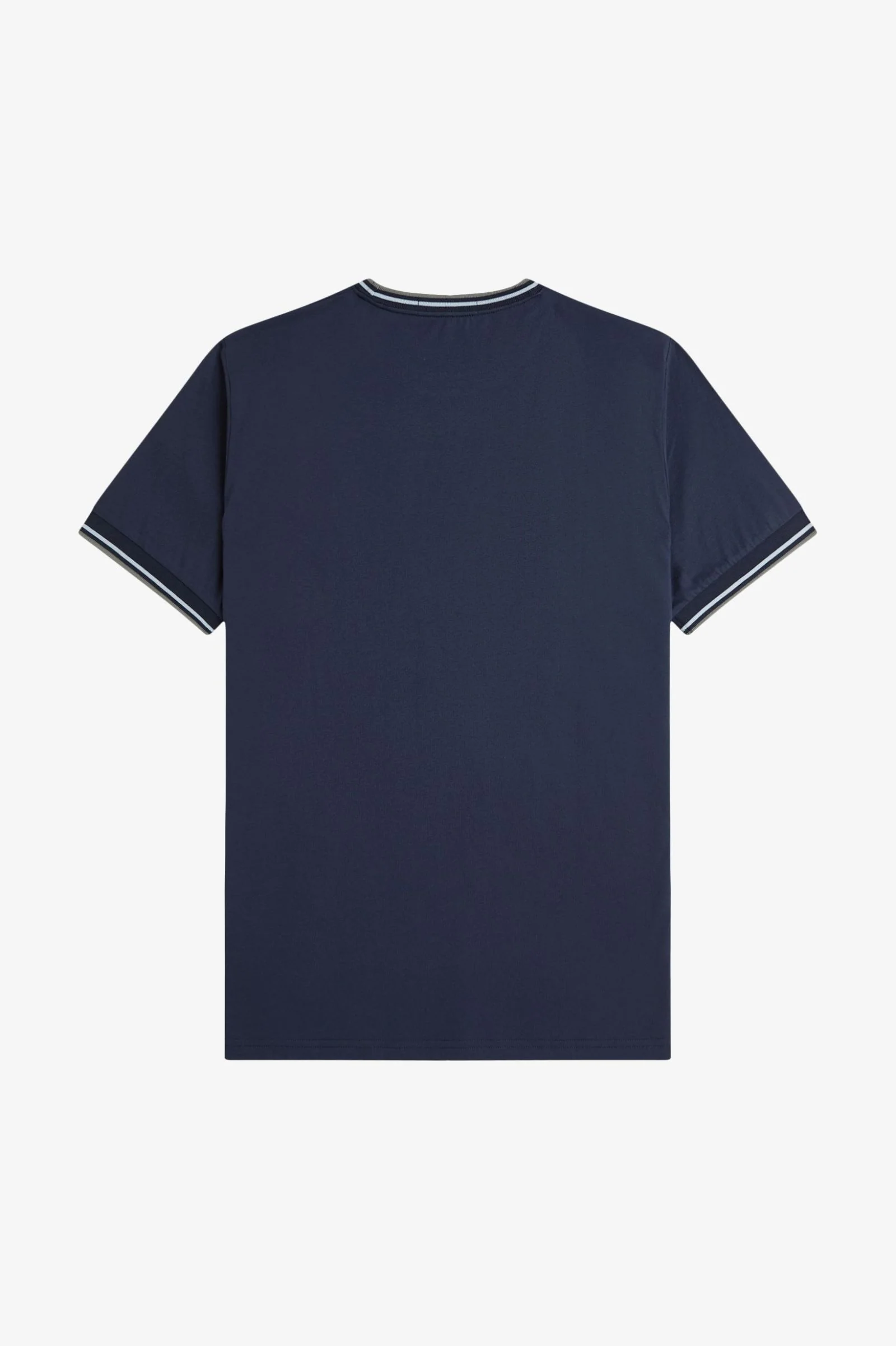 Fred Perry M1588V Twin Tipped T-Shirt Z47 Dark Airforce/Light Ice/Bay Leaf - Image 2
