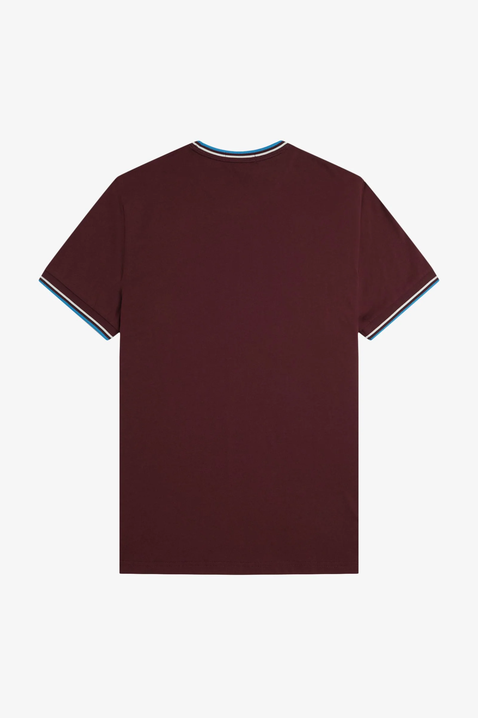 Fred Perry M1588V Twin Tipped T-Shirt Z63 Oxblood/Ecru - Image 2
