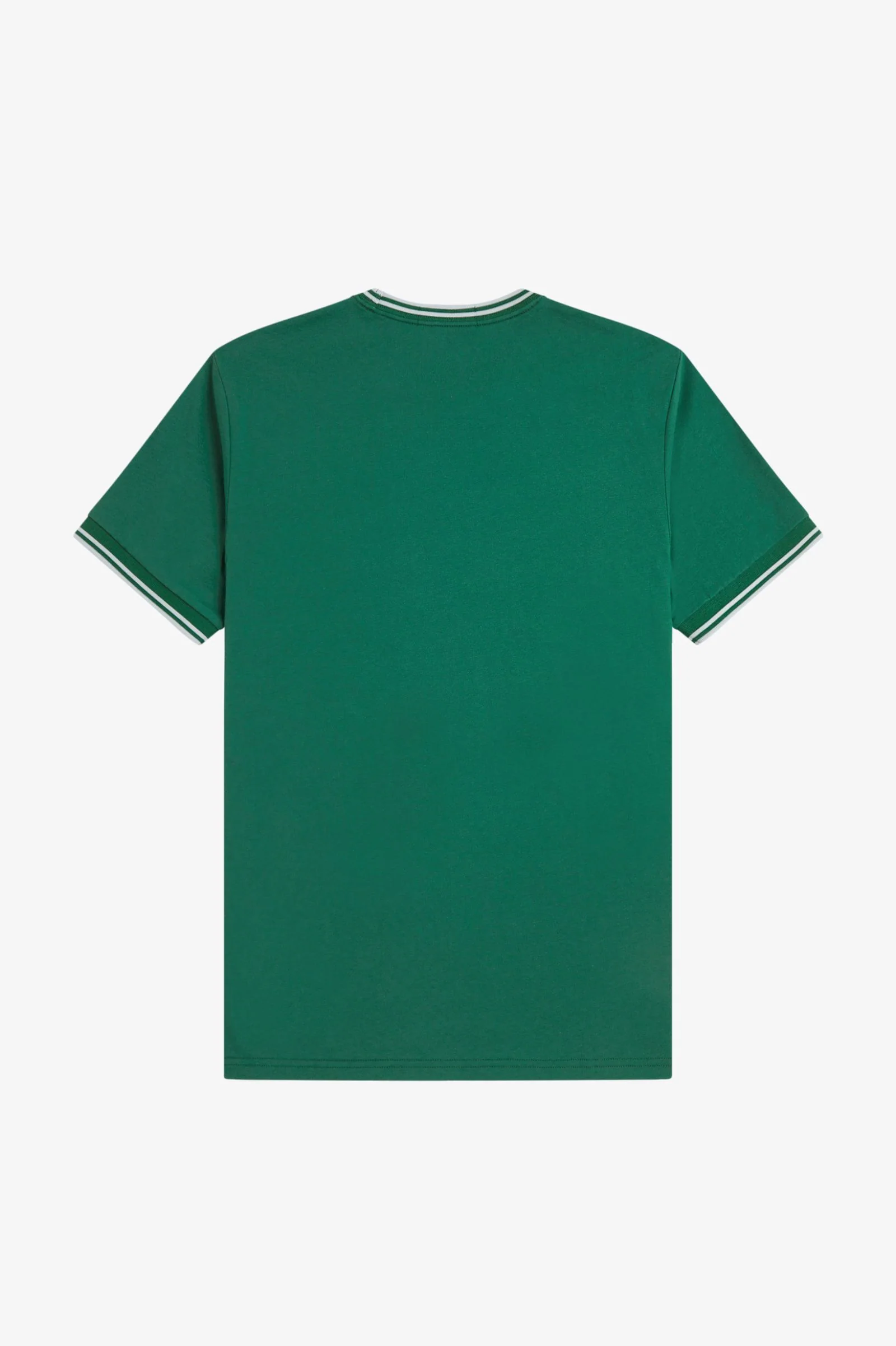 Fred Perry M1588V Twin Tipped T-Shirt - Sptgrn/Ltic/Ltic 81B - Image 2