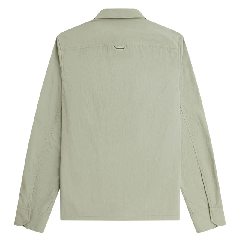 Fred Perry M2402 Ripstop Pocket Overshirt M37 - Seagrass - Image 2