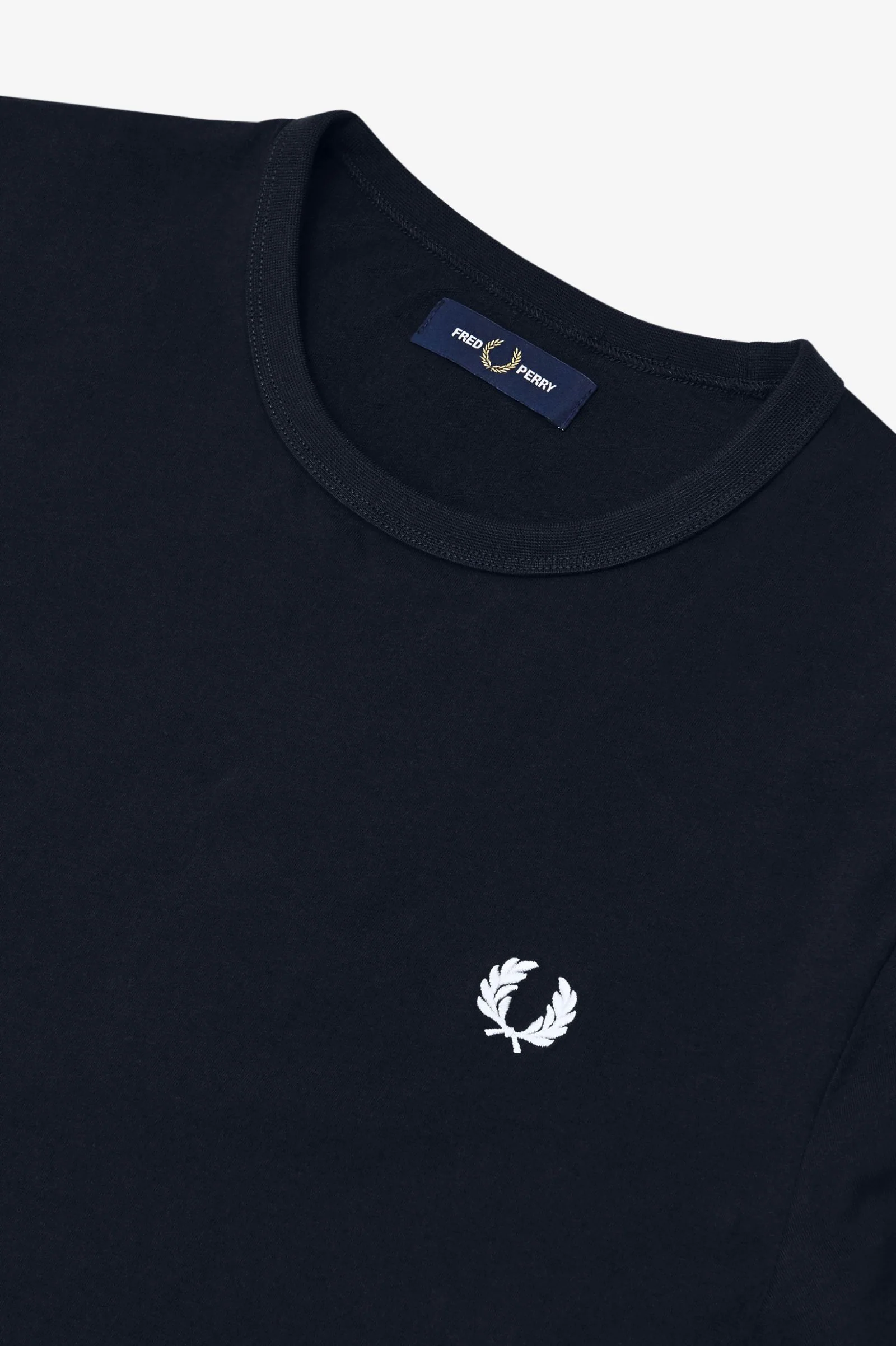 Fred Perry M3519 Ringer T-Shirt Navy - Image 3