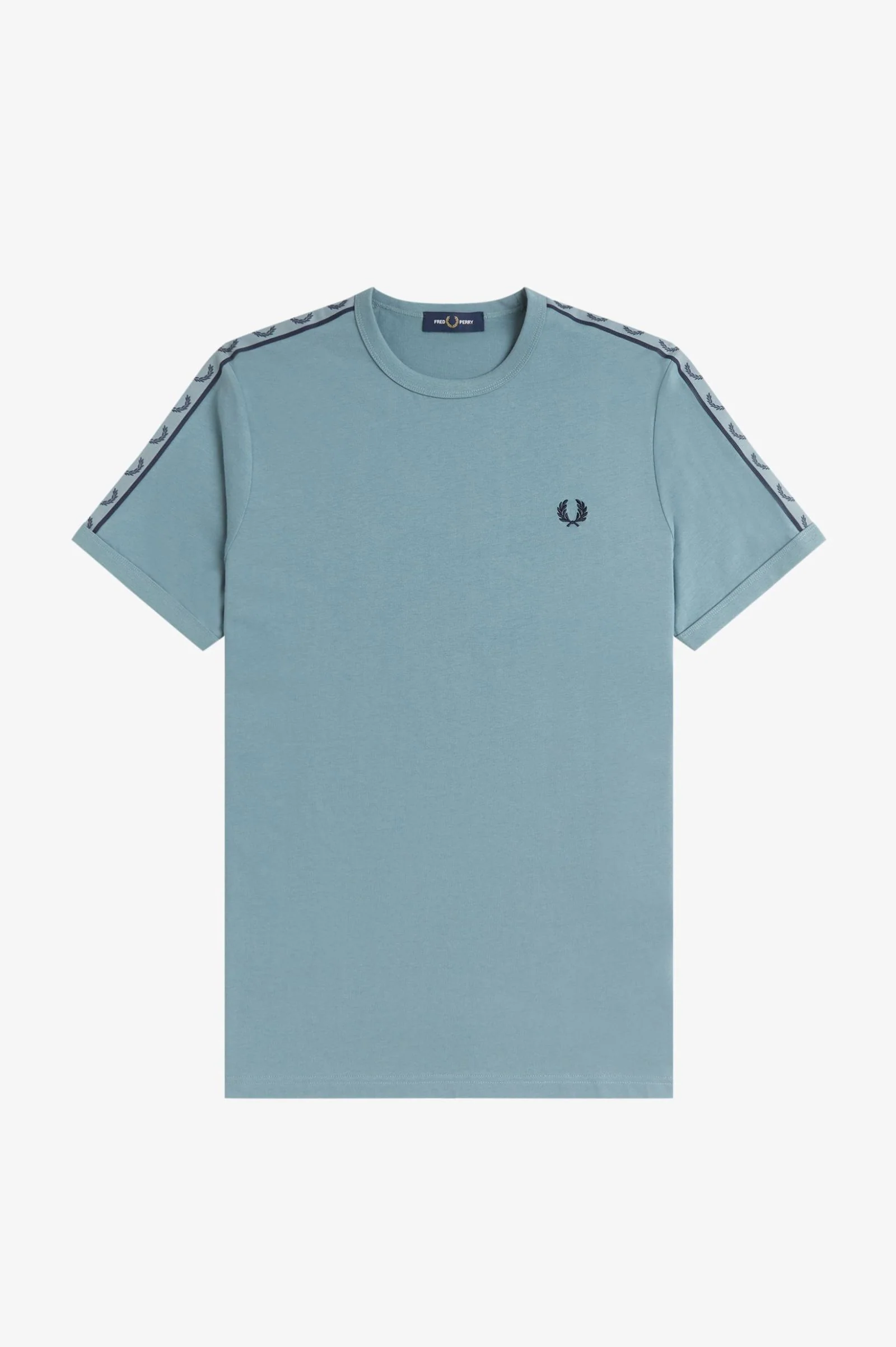 Fred Perry M4613 Contrast Tape Ringer T-Shirt - Z76 Stockport Blue/Navy - Image 5