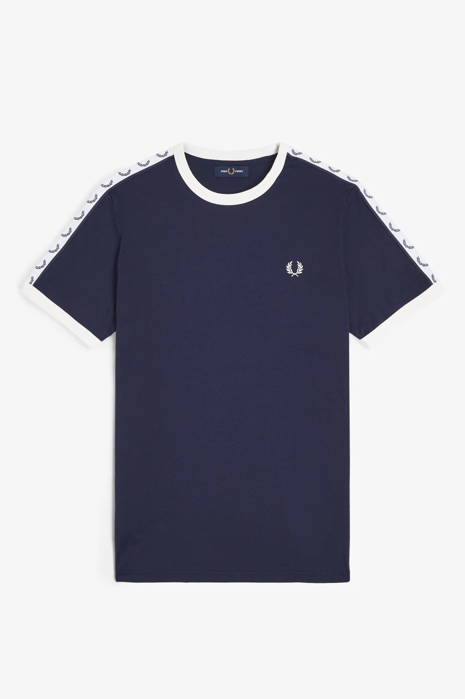 Fred Perry M4620 Taped Ringer T-Shirt - 266 Carbon Blue - Image 5