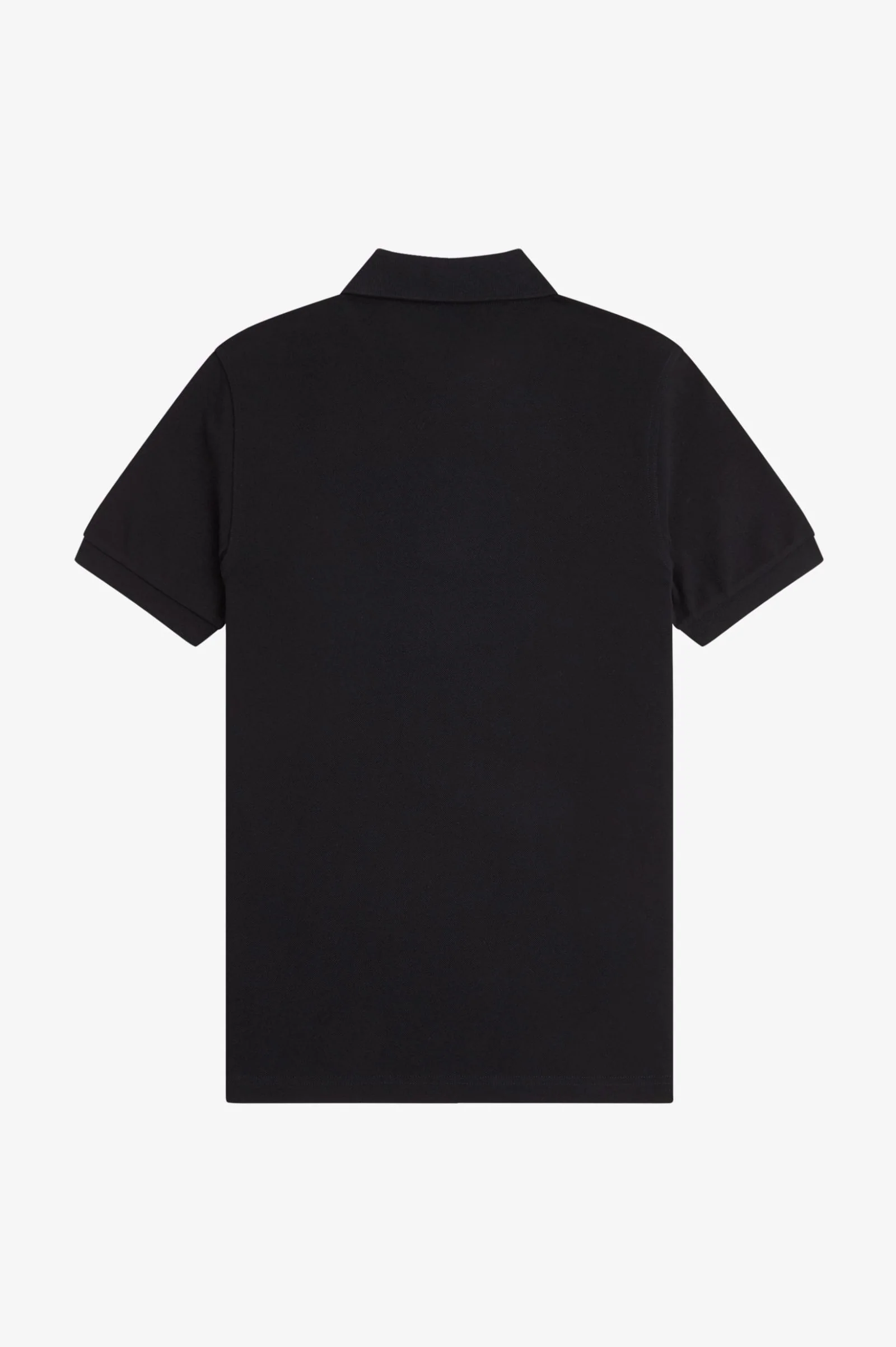 Fred Perry M6000 Plain Fred Perry Polo Shirt S77 Black/Shadestone - Image 2