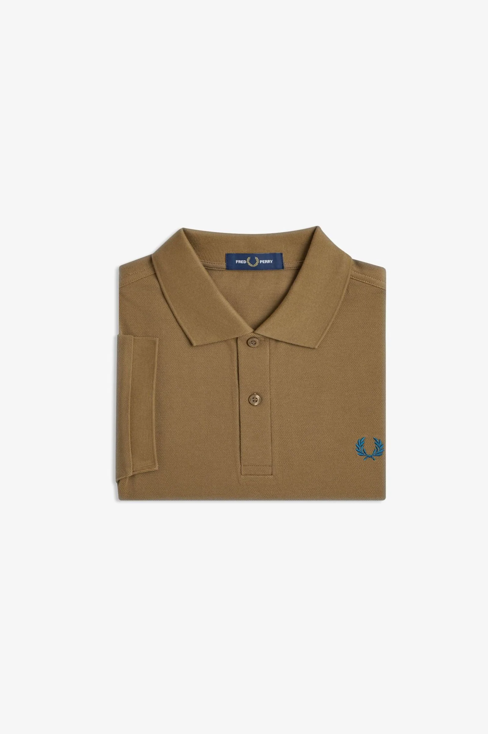 Fred Perry M6000 The Fred Perry Polo Shirt Z68 Shaded Stone/Dark Petrol - Image 5