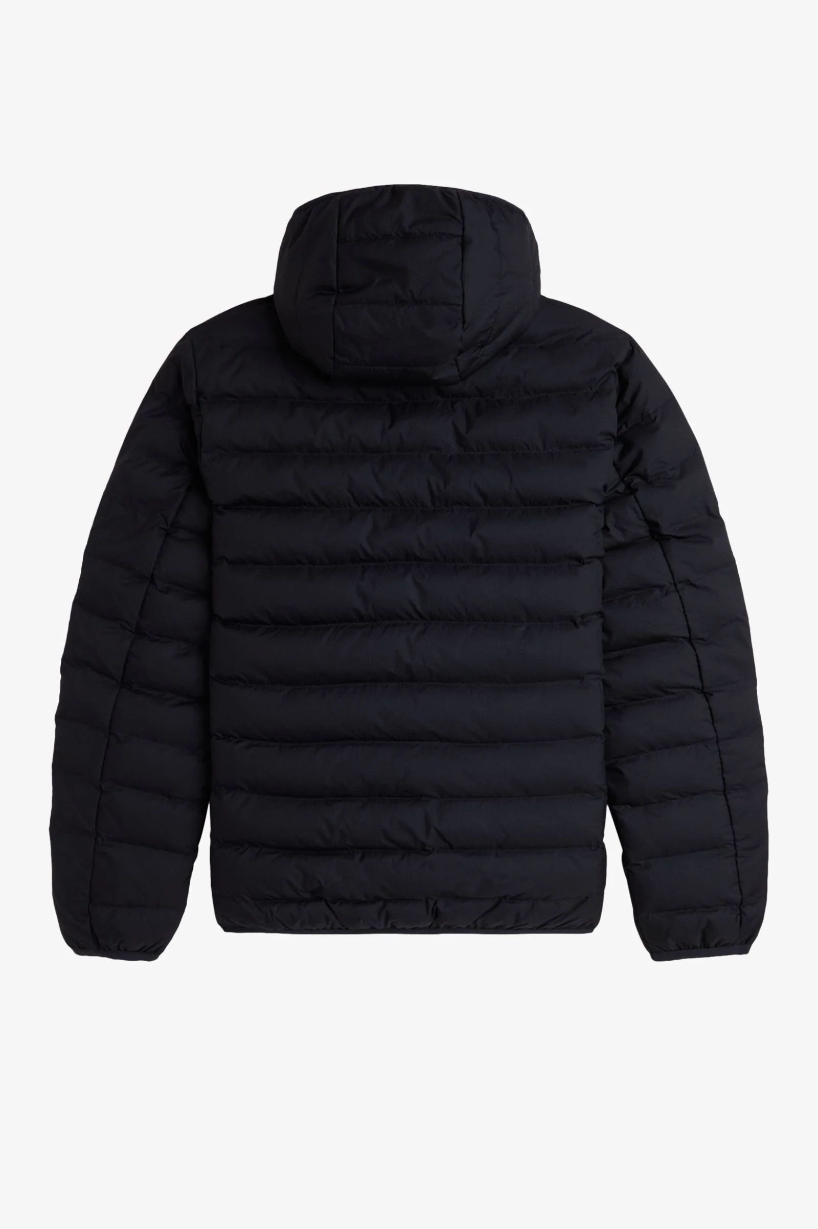 Fred Perry J8553 Hooded Insulated Jacket 184 Black - Image 2
