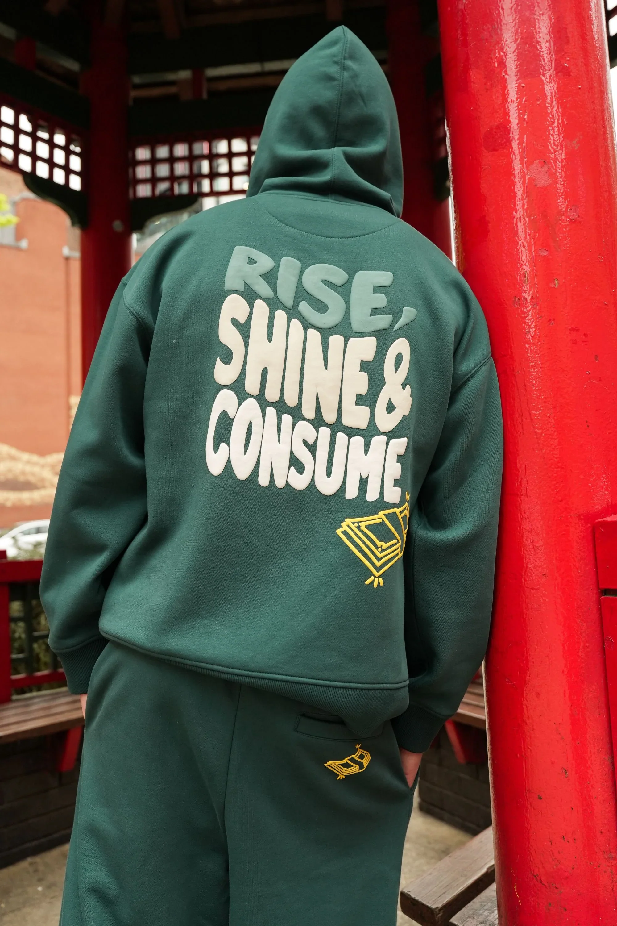 Fresh Flavours Rise, Shine & Consume Hoodie - Eden - Image 5