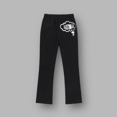 Fully Paid Dreams Joggers Black/White - Image 2