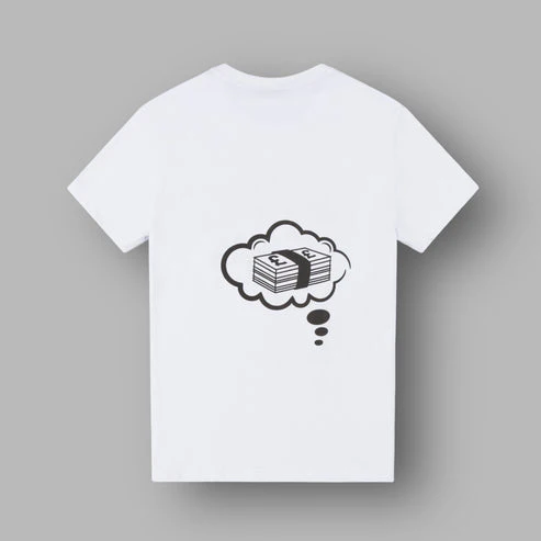 Fully Paid Dreams T-shirt White/Black - Image 2