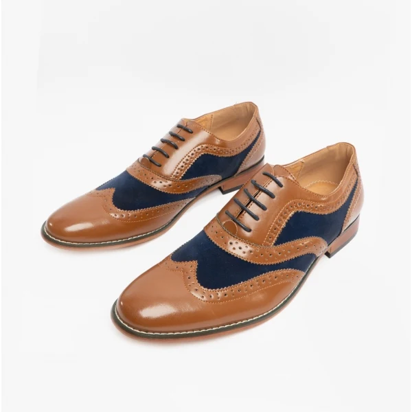 Goor Shoes M968Bc Shoes Tan/Navy - Image 3