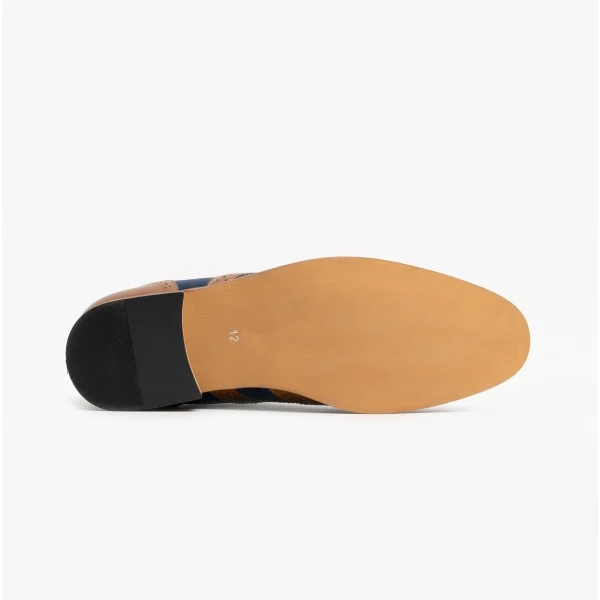 Goor Shoes M968Bc Shoes Tan/Navy - Image 4