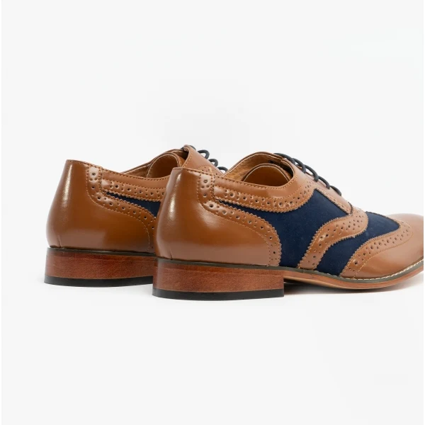 Goor Shoes M968Bc Shoes Tan/Navy - Image 6