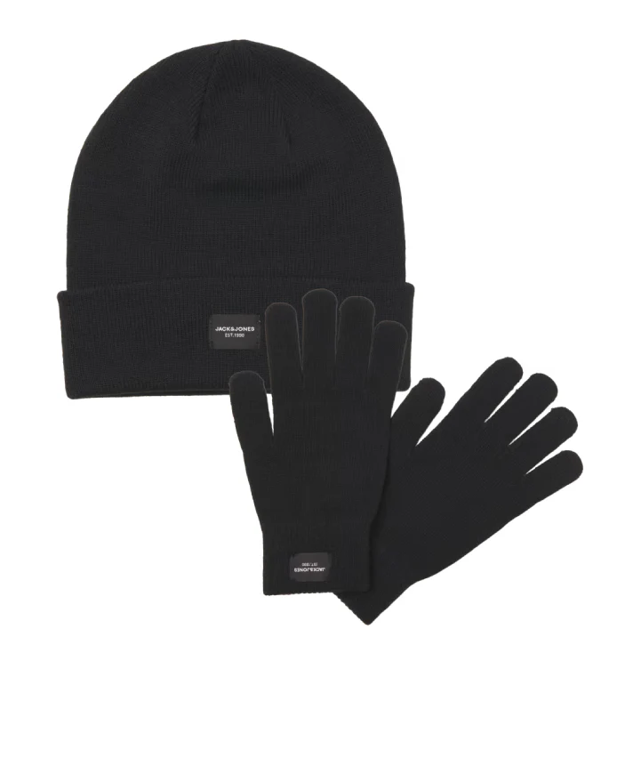 Jack & Jones Beanie & Glove Knit Gift Set - Image 2