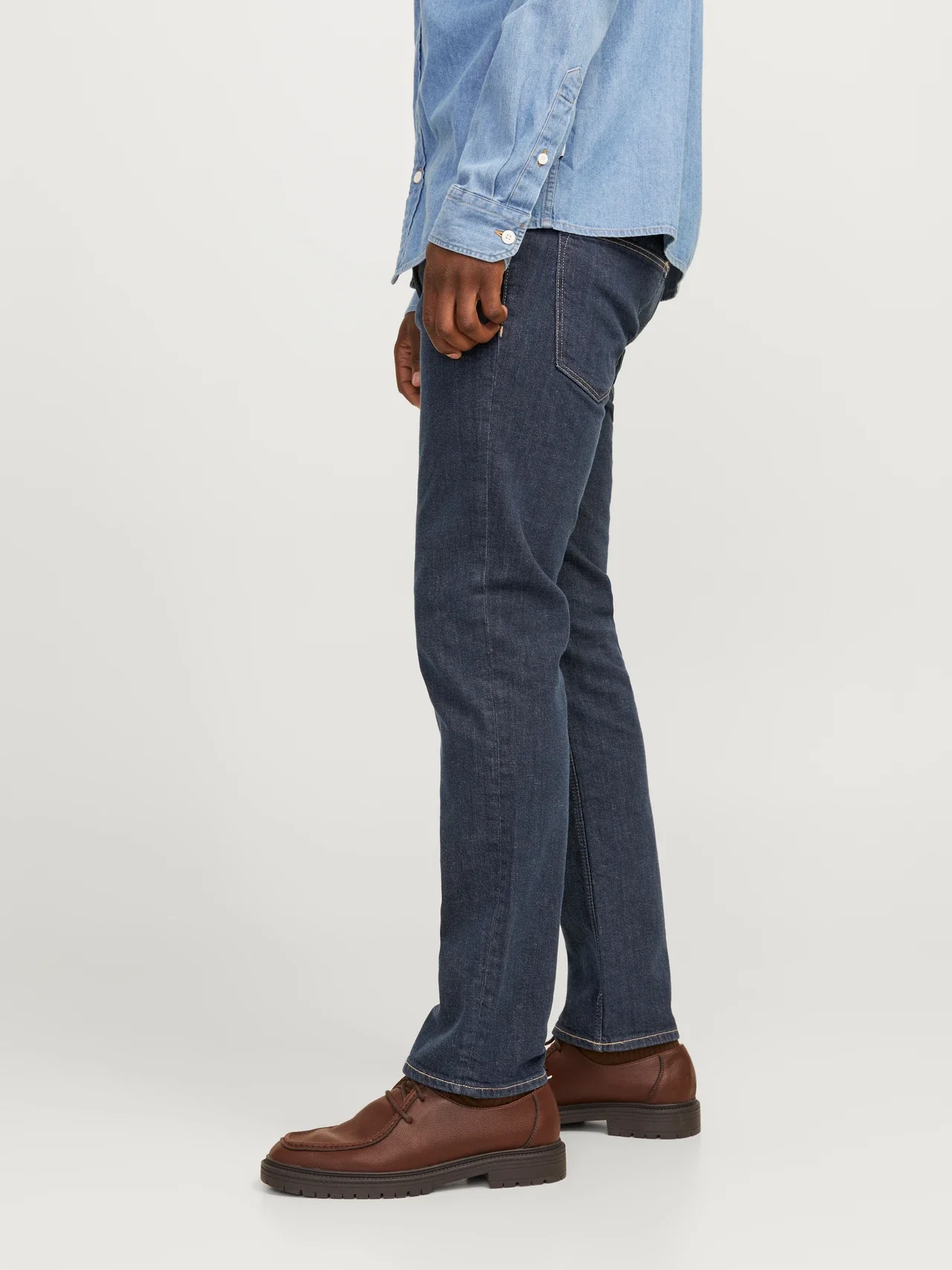 Jack & Jones Clark Evan Regular Fit Jeans - 698 Raw Blue - Image 3