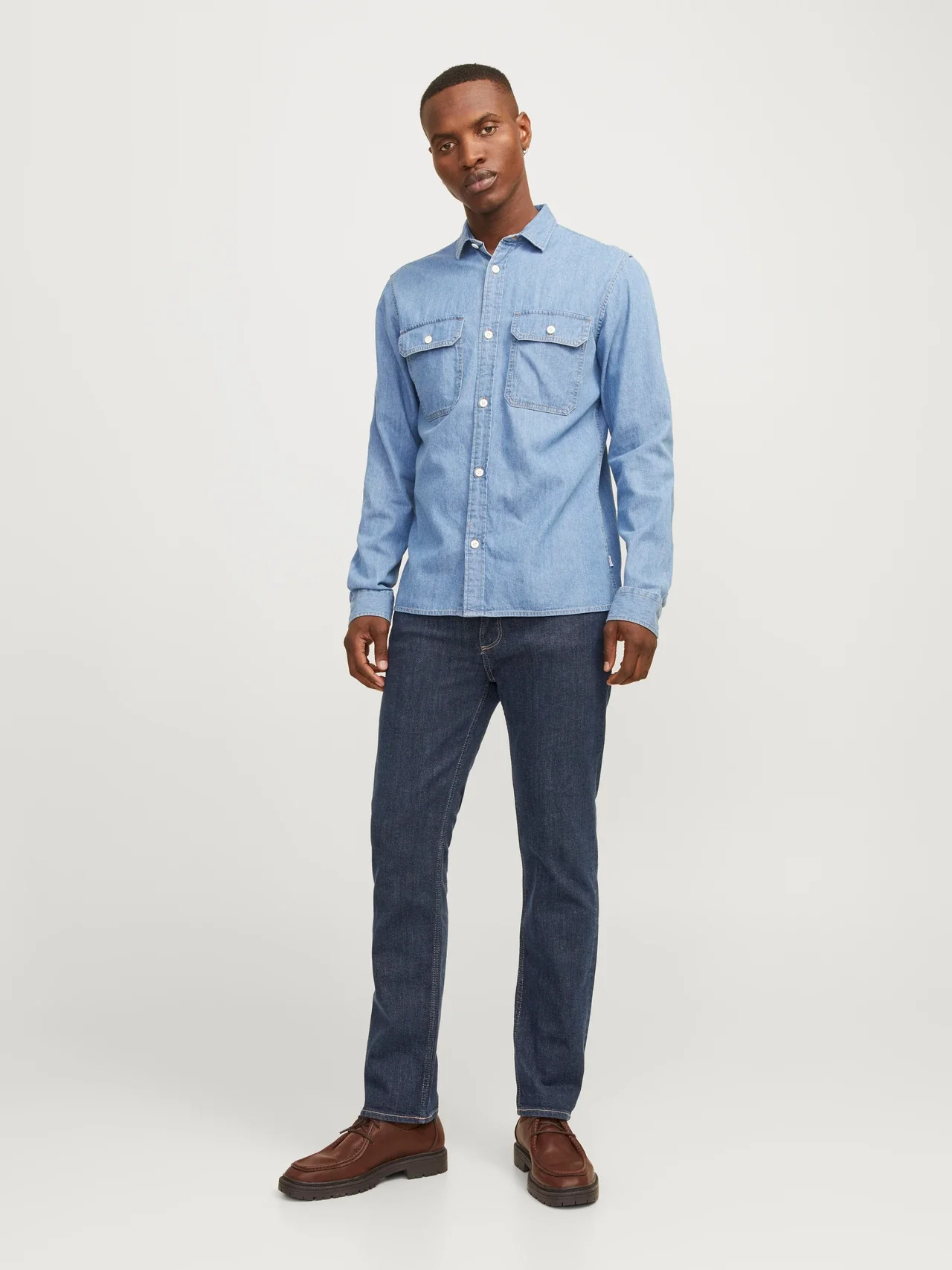 Jack & Jones Clark Evan Regular Fit Jeans - 698 Raw Blue - Image 4