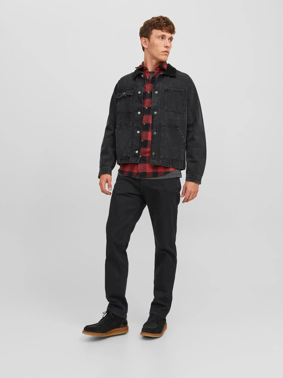 Jack & Jones Clark Evan Jeans 598 Black Denim - Image 4