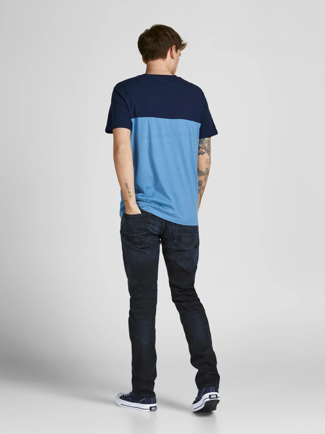 Jack & Jones Glenn 104 Jeans Dark Washed Blue - Image 3