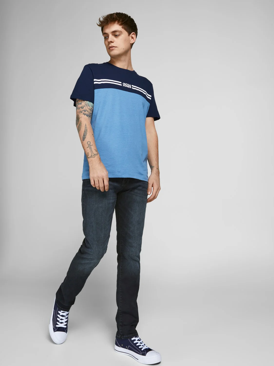 Jack & Jones Glenn 104 Jeans Dark Washed Blue - Image 4