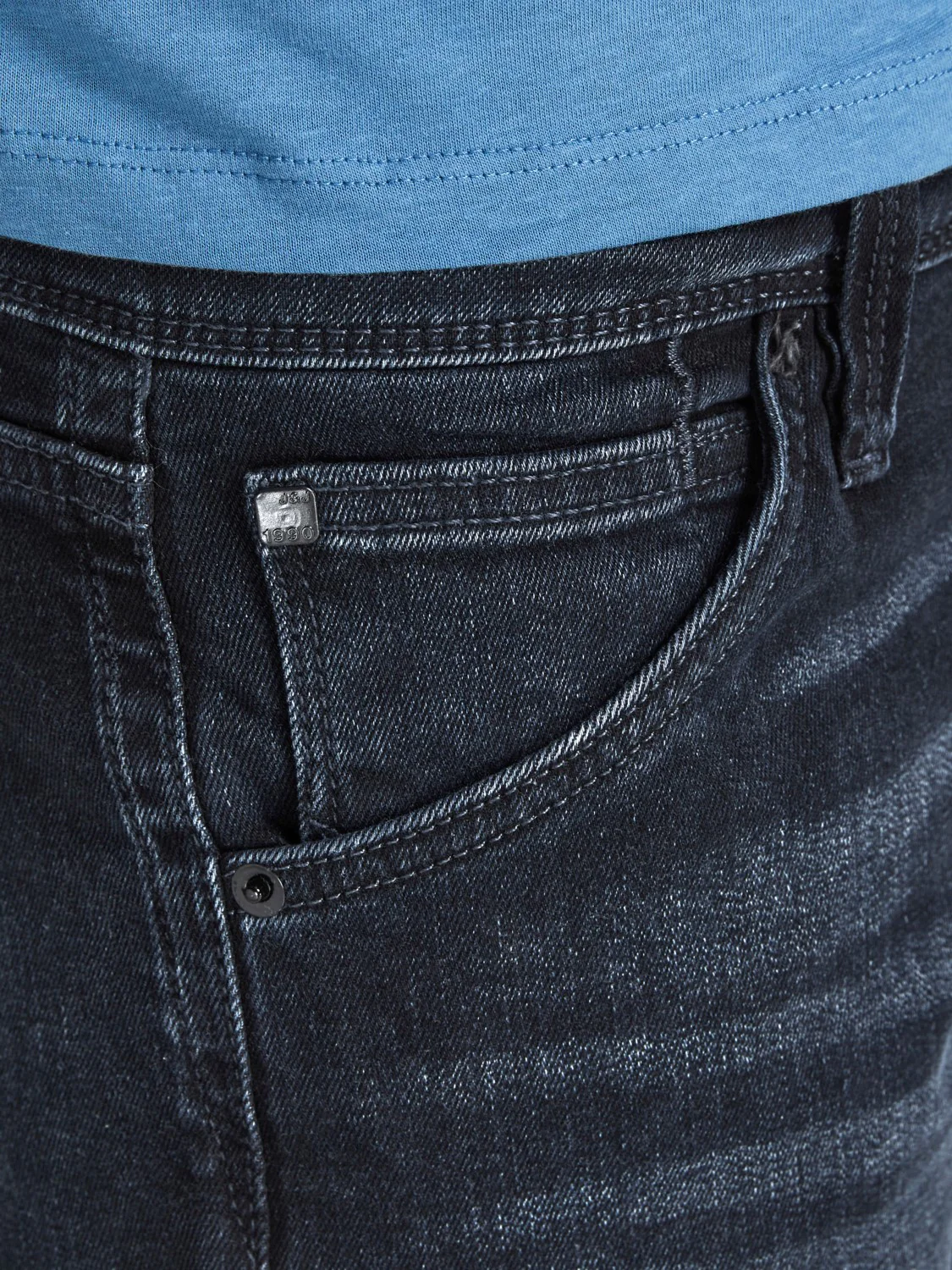 Jack & Jones Glenn 104 Jeans Dark Washed Blue - Image 5