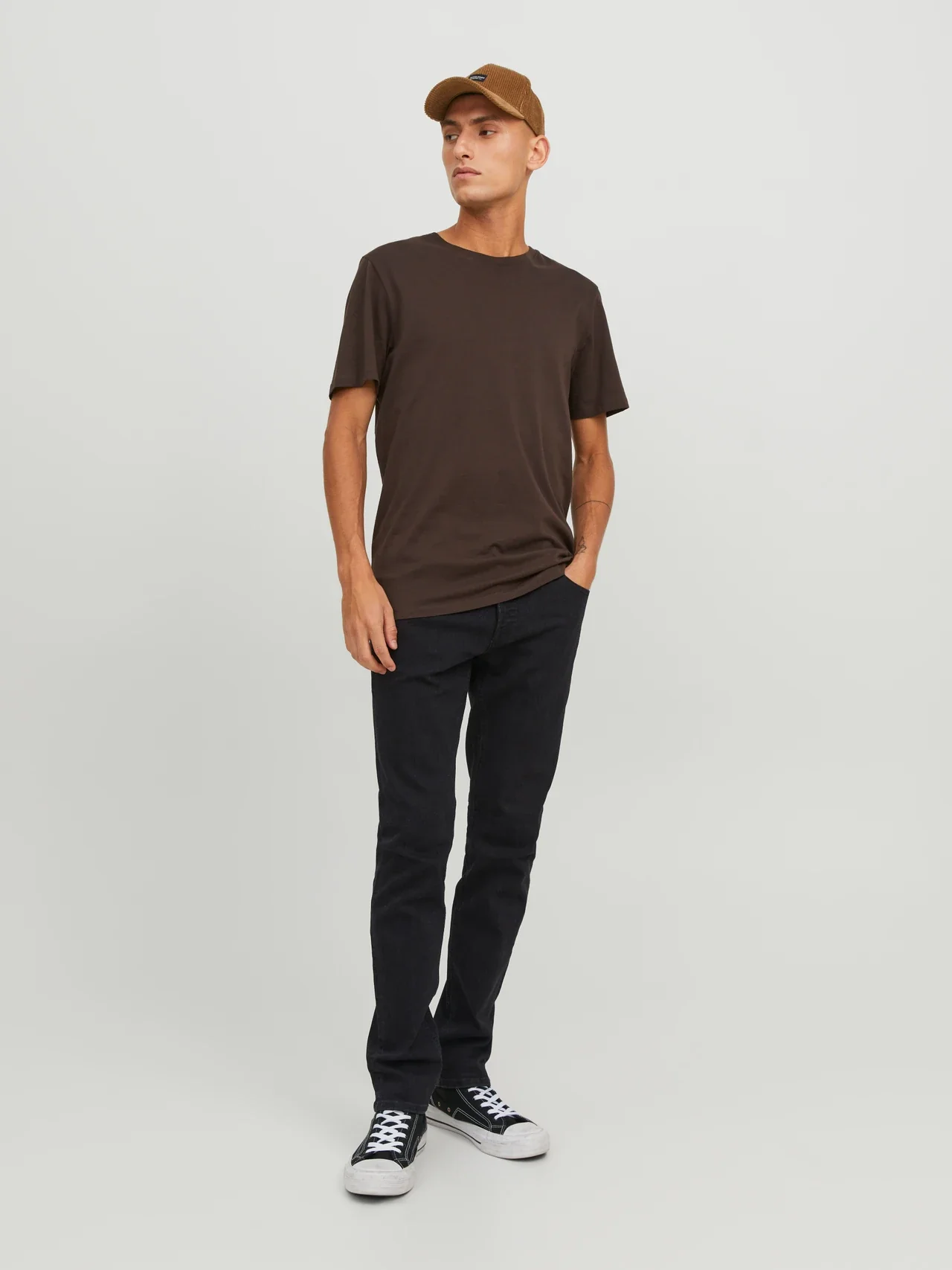 Jack & Jones Glenn Original 356 Slim Fit Jeans - Black Denim - Image 4