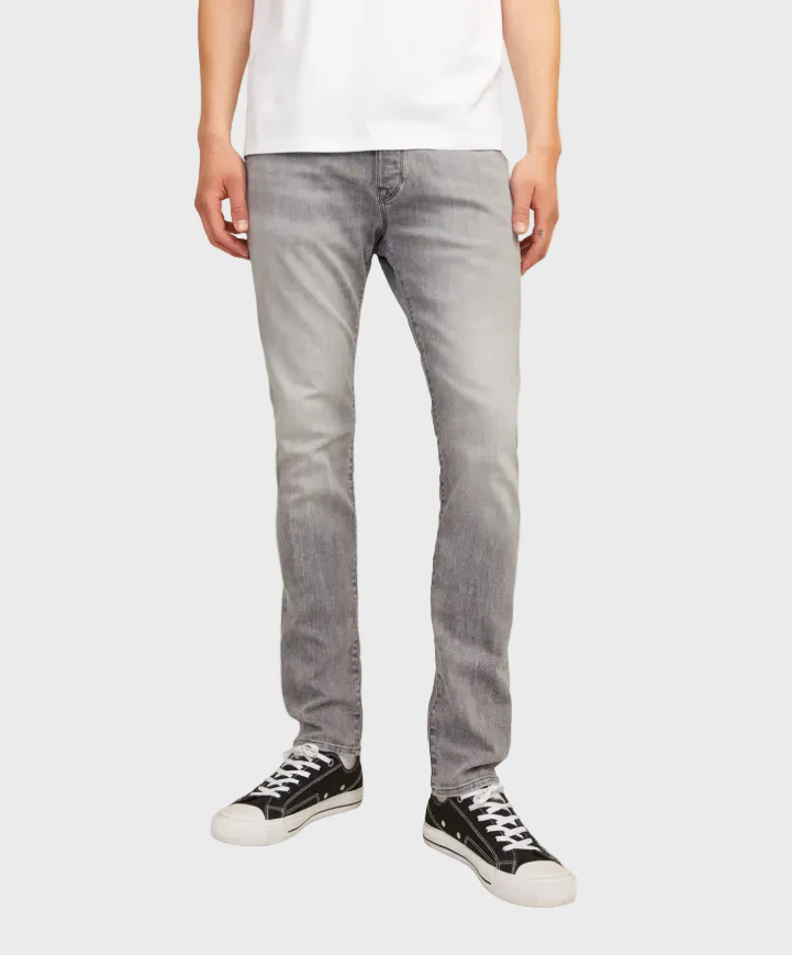 Jack & Jones Glenn Fox 492 Slim Fit Jeans - Grey Denim
