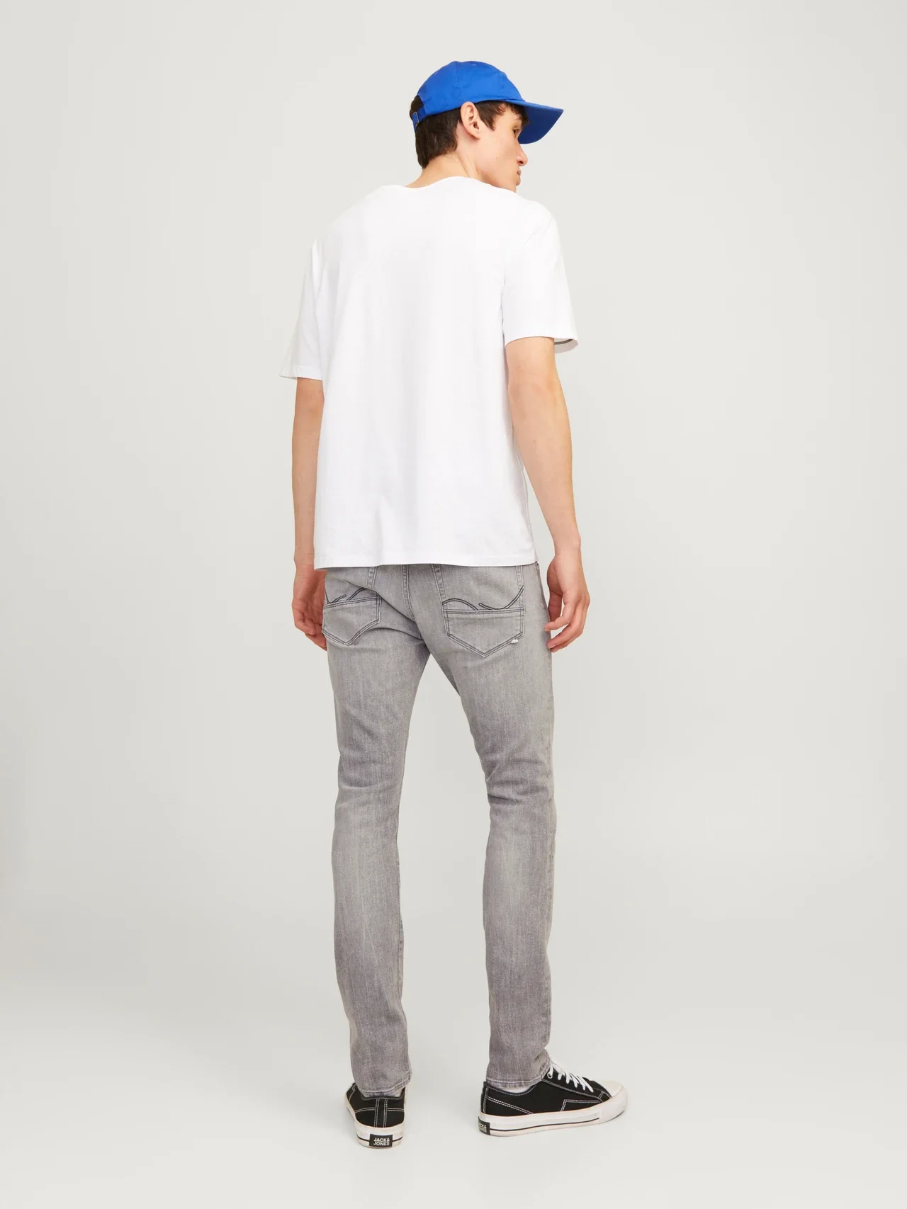 Jack & Jones Glenn Fox 492 Slim Fit Jeans - Grey Denim - Image 7