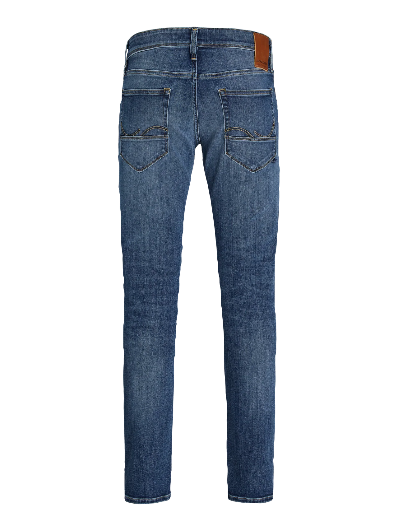 Jack & Jones Glenn Fox 50SPS CB 036 Slim Fit Jeans - Blue Denim - Image 7