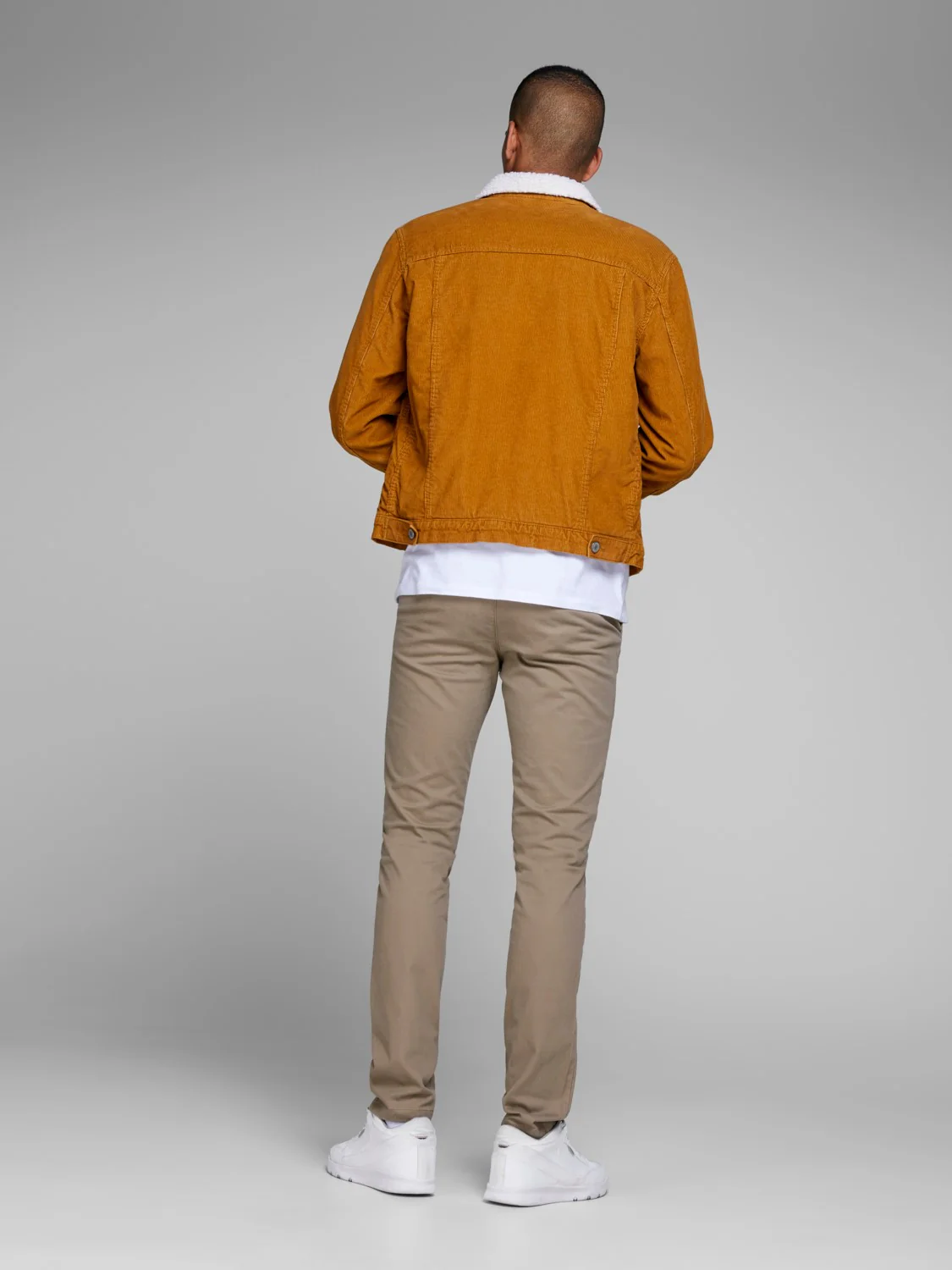 Jack & Jones Marco Bowie Slim Fit Chino Beige - Image 3