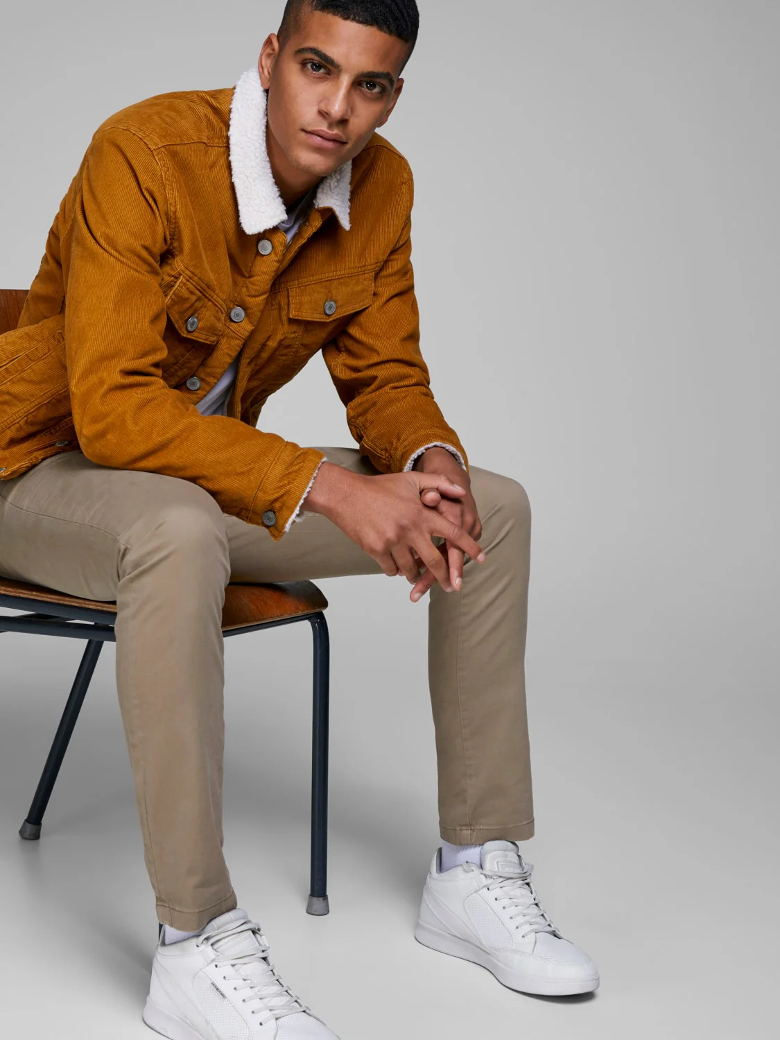 Jack & Jones Marco Bowie Slim Fit Chino Beige - Image 6