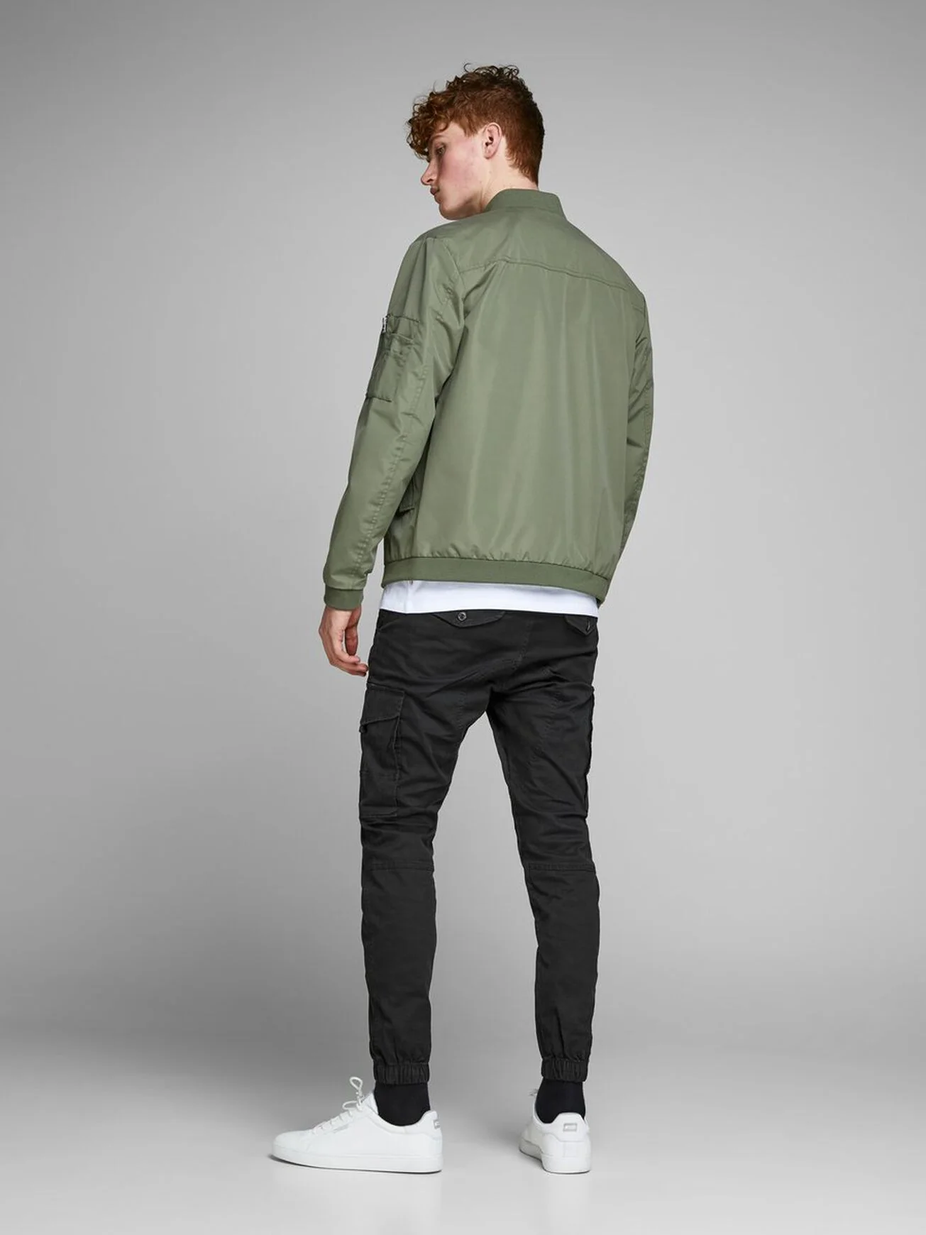 Jack & Jones Paul Flake Slim Fit Cargo Pants Black - Image 3