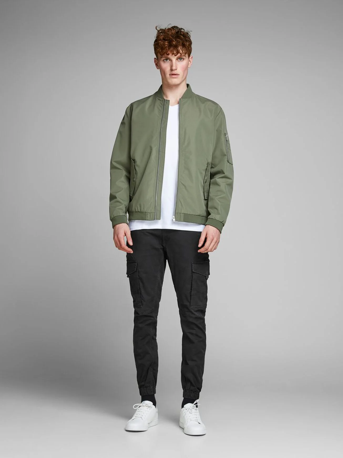 Jack & Jones Paul Flake Slim Fit Cargo Pants Black - Image 4