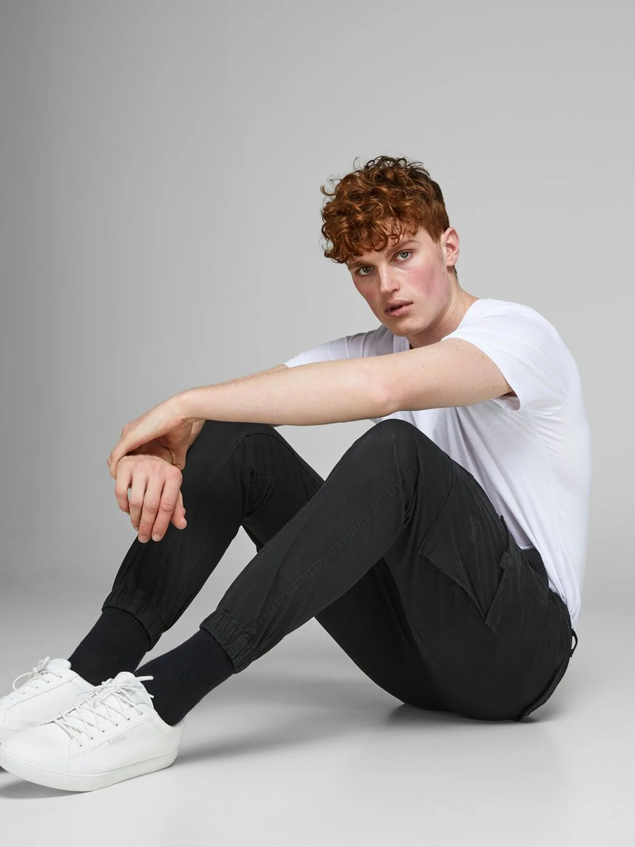 Jack & Jones Paul Flake Slim Fit Cargo Pants Black - Image 5