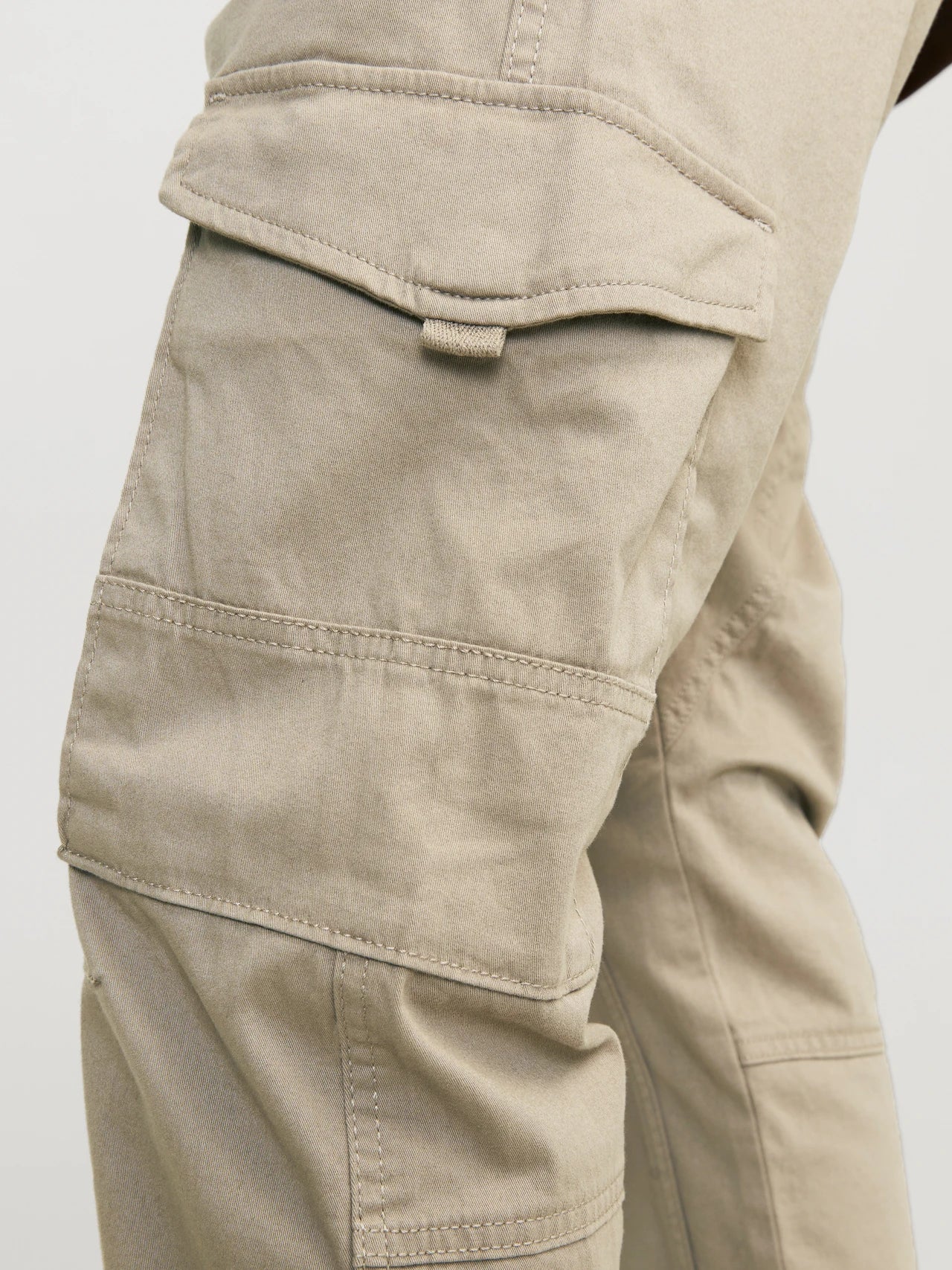 Jack & Jones Paul Flake Slim Fit Cargo Pants - Crockery - Image 3