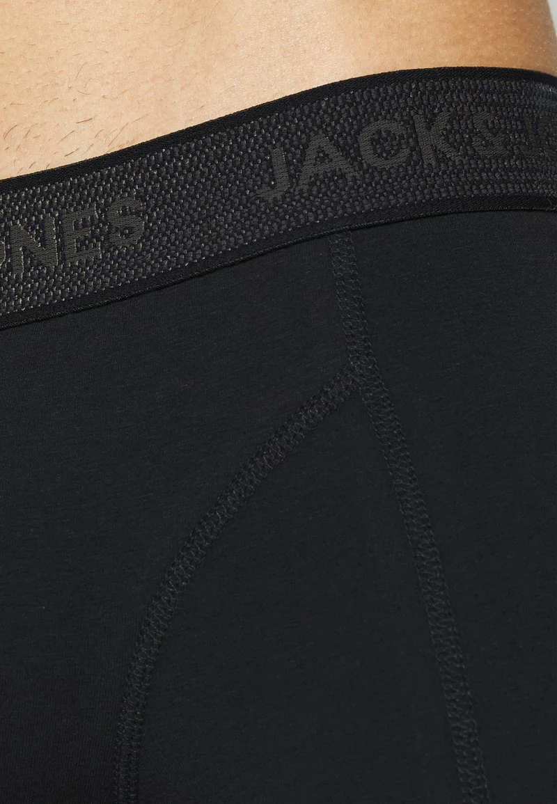 Jack & Jones Waistband 3 Pack Trunk Triple Black - Image 3