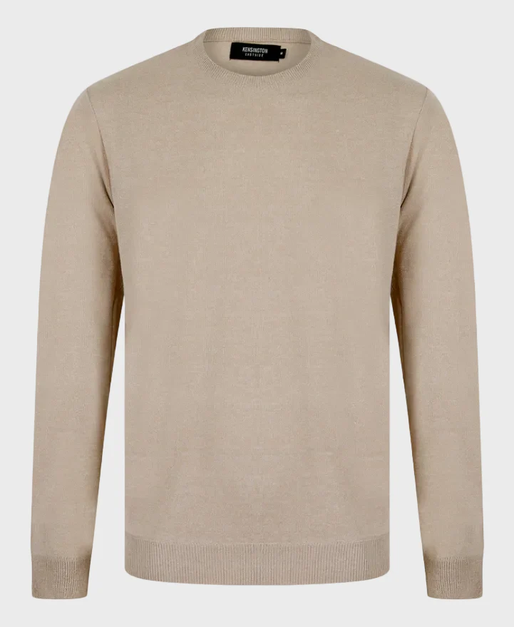 Kensington Eastside Barney 2 Crew Neck Birdseye Pique Jumper