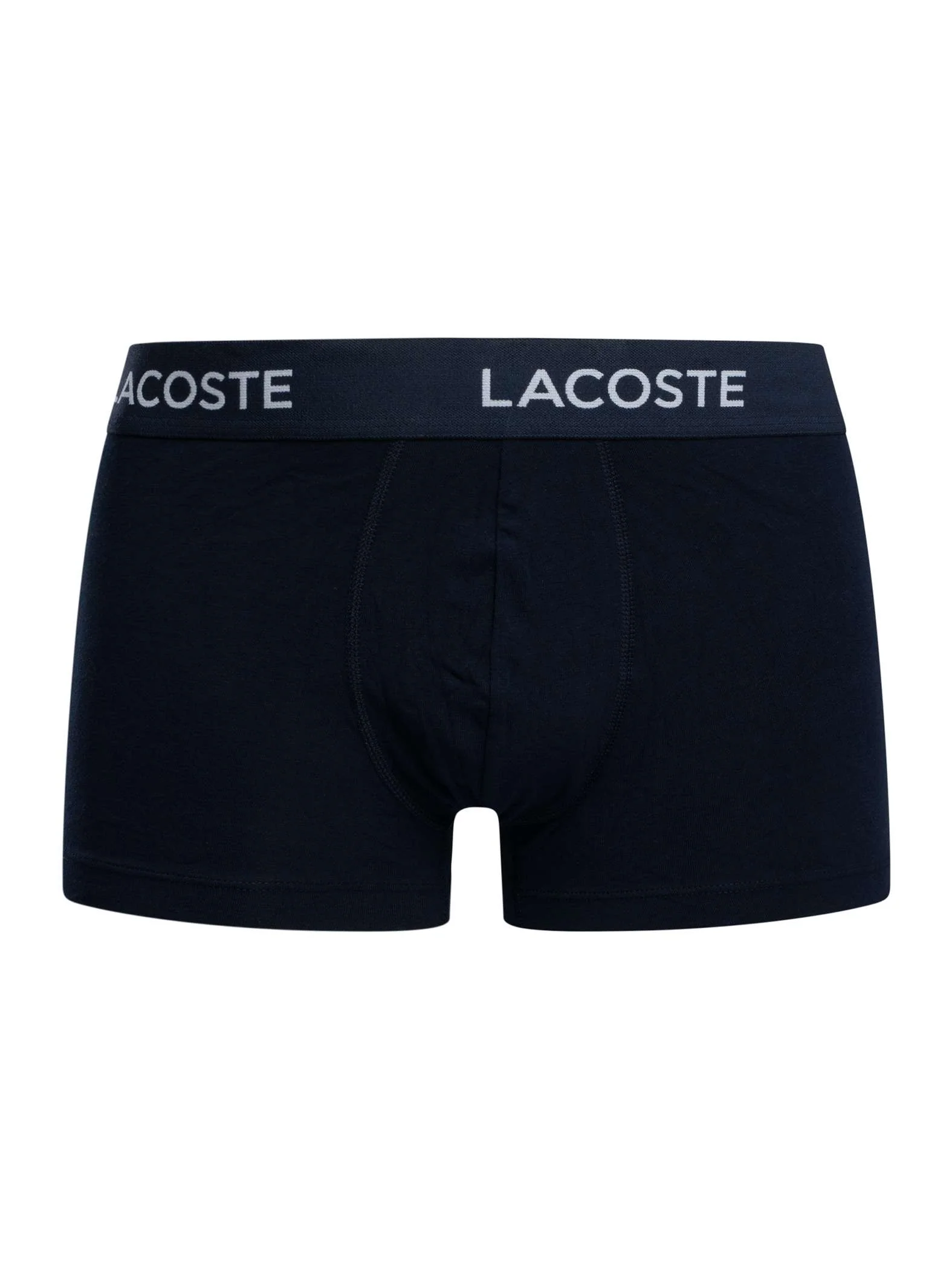 Lacoste 5H2388 Cotton Stretch Trunks - 166 Navy Blue - Image 2