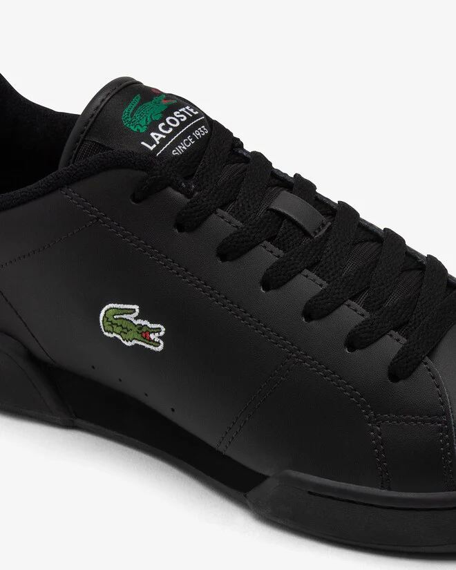 Lacoste Carnaby Cup Leather Sneakers - Black - Image 3