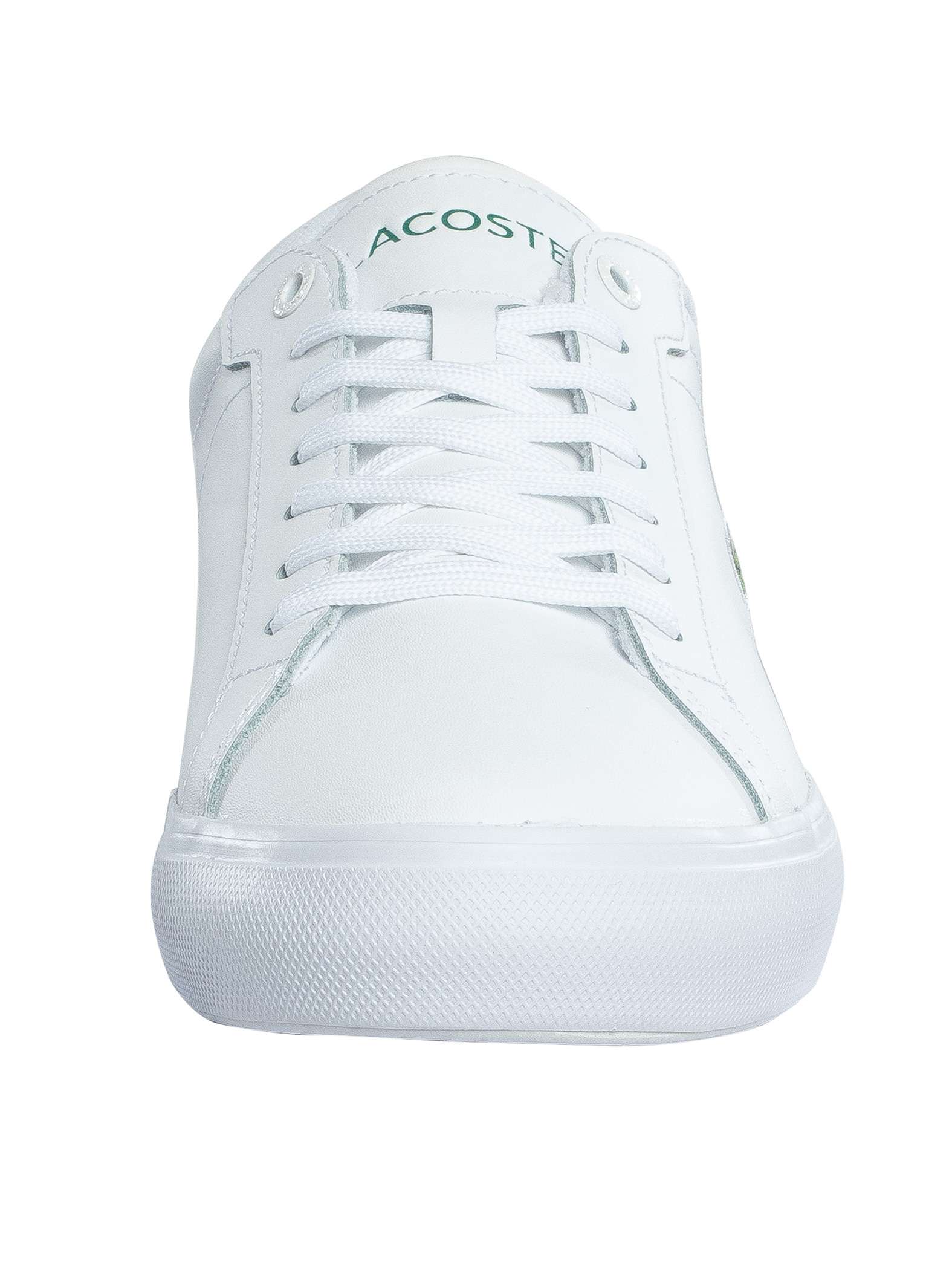 Lacoste Powercourt 125 2 SMA Leather Sneakers - White/Green - Image 3