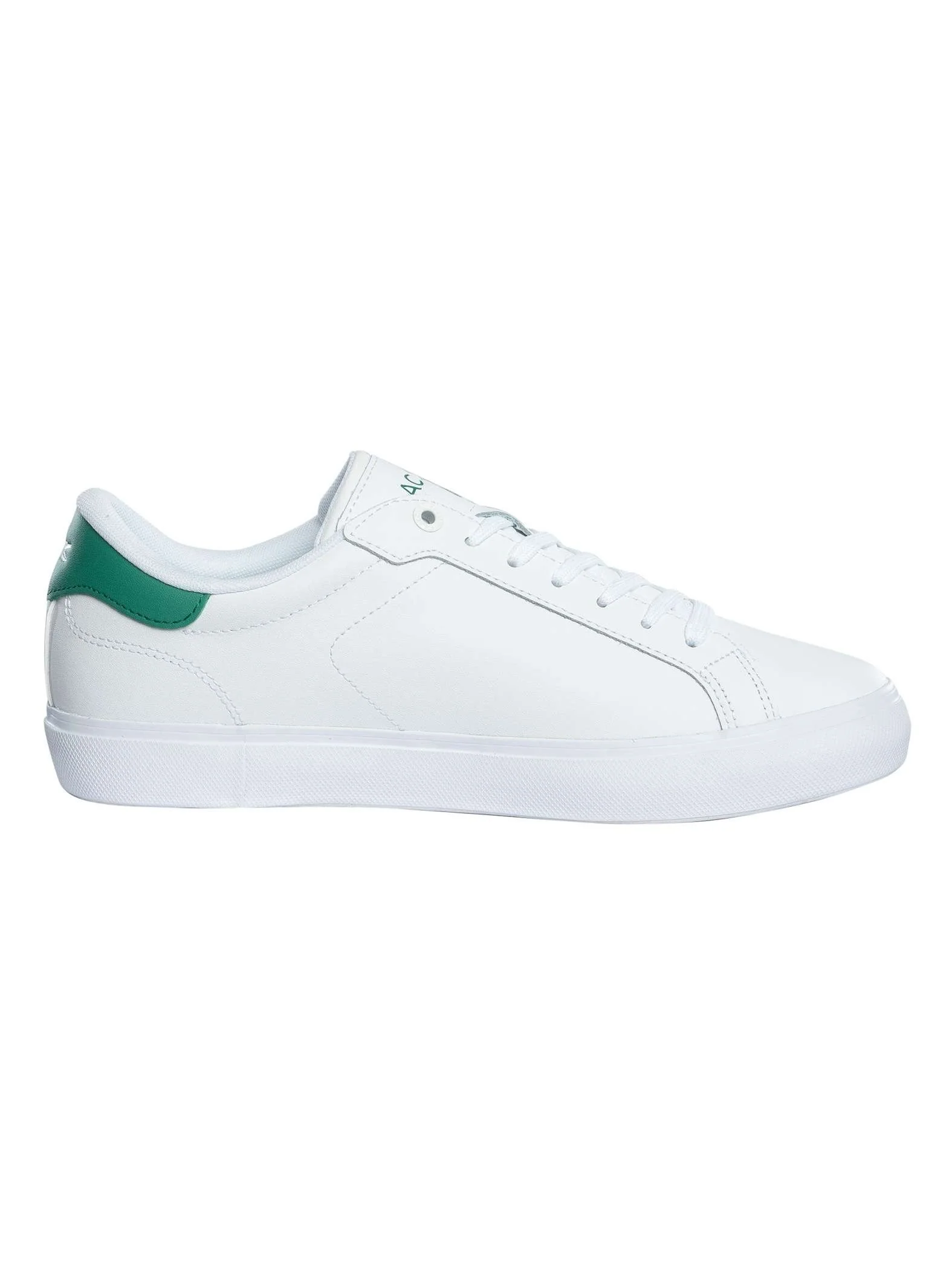 Lacoste Powercourt 125 2 SMA Leather Sneakers - White/Green - Image 4