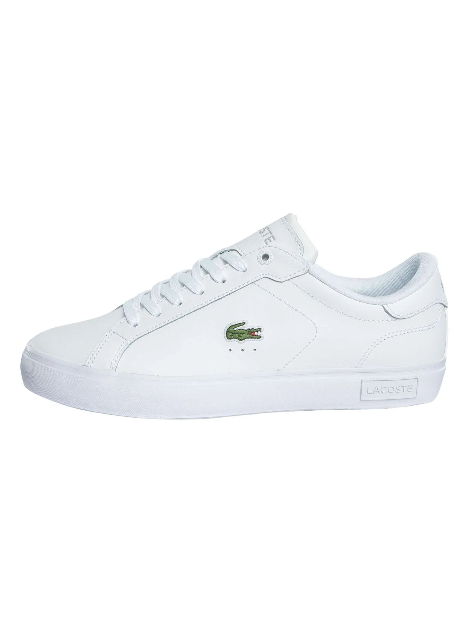 Lacoste Powercourt 125 2 SMA Leather Sneakers - White - Image 5