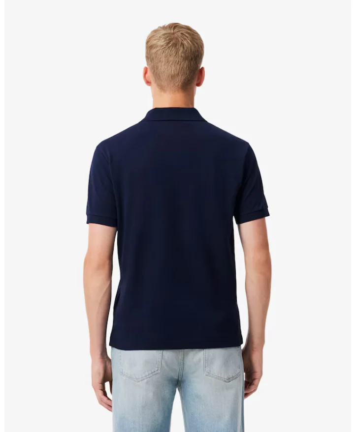 Lacoste Classic Fit L.12.12 Original Polo Shirt - 166 Midnight Blue - Image 2