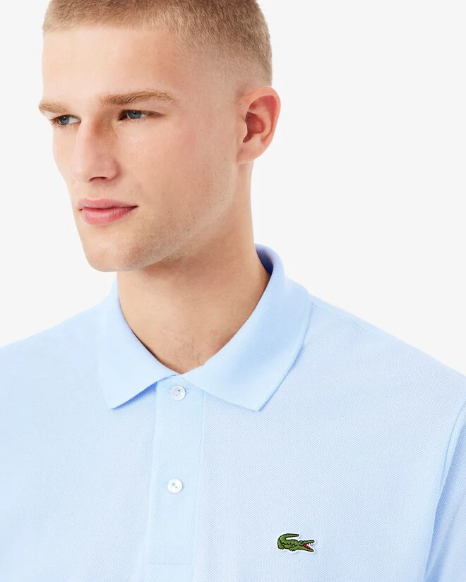 Lacoste Classic Fit L.12.12 Original Polo Shirt - T01 Light Blue - Image 3