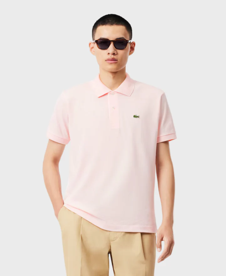 Lacoste Classic Fit L.12.12 Original Polo Shirt - T03 Light Pink
