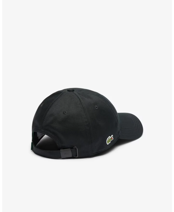 Lacoste RK0440 Cotton Twill Cap - Black - Image 3