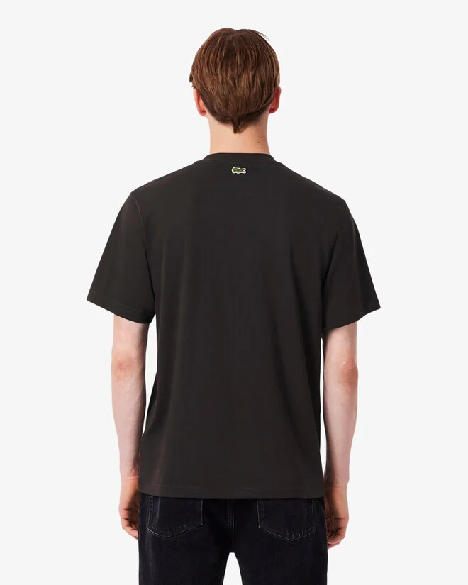 Lacoste TH5910 Print Cotton T-Shirt SKB Port - Image 4