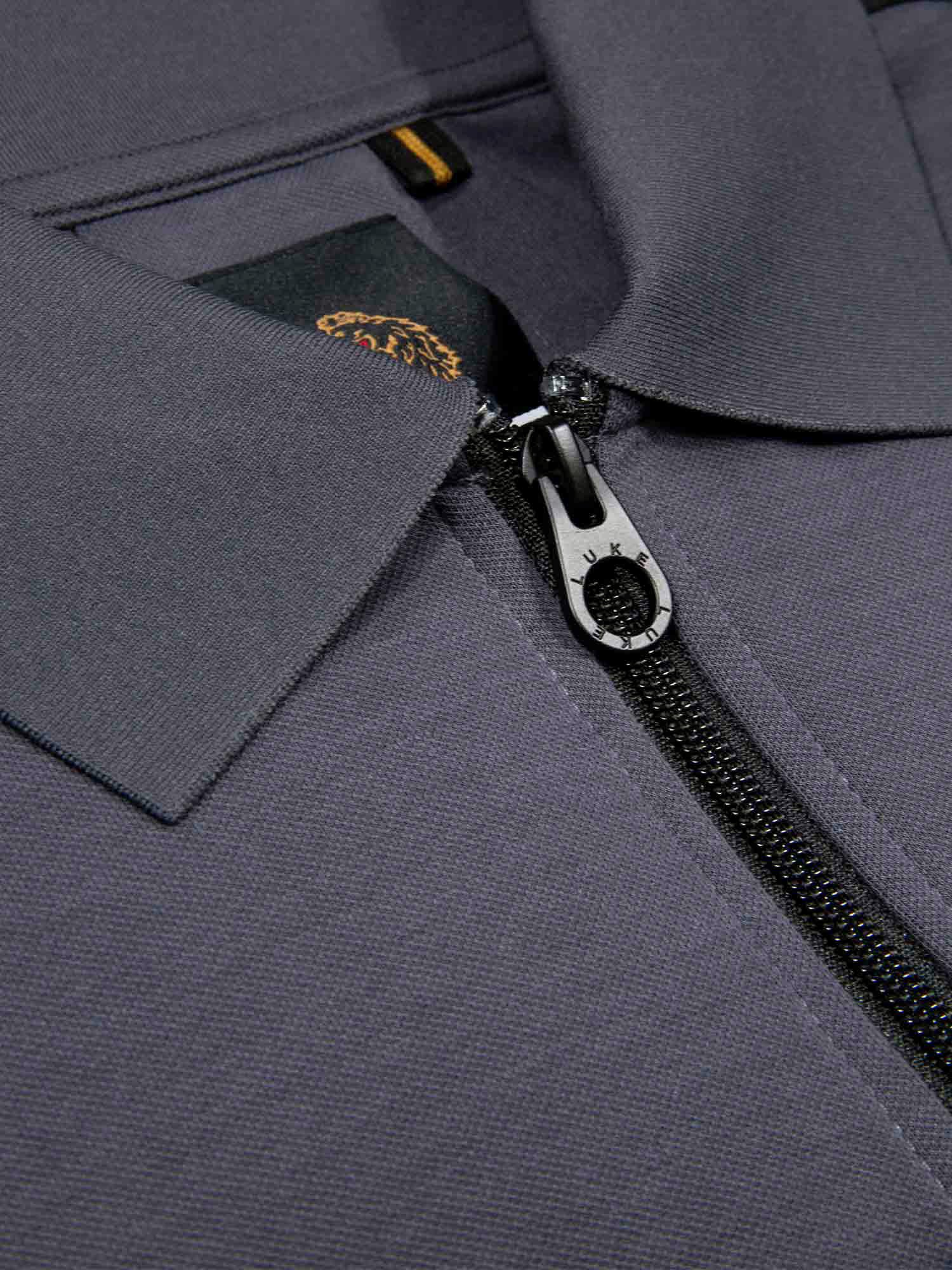 Luke 1977 Caltech 1000 Zip Polo - Charcoal - Image 6